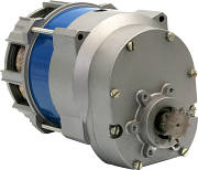 Single-phase induction motors with helical gearbox J46X